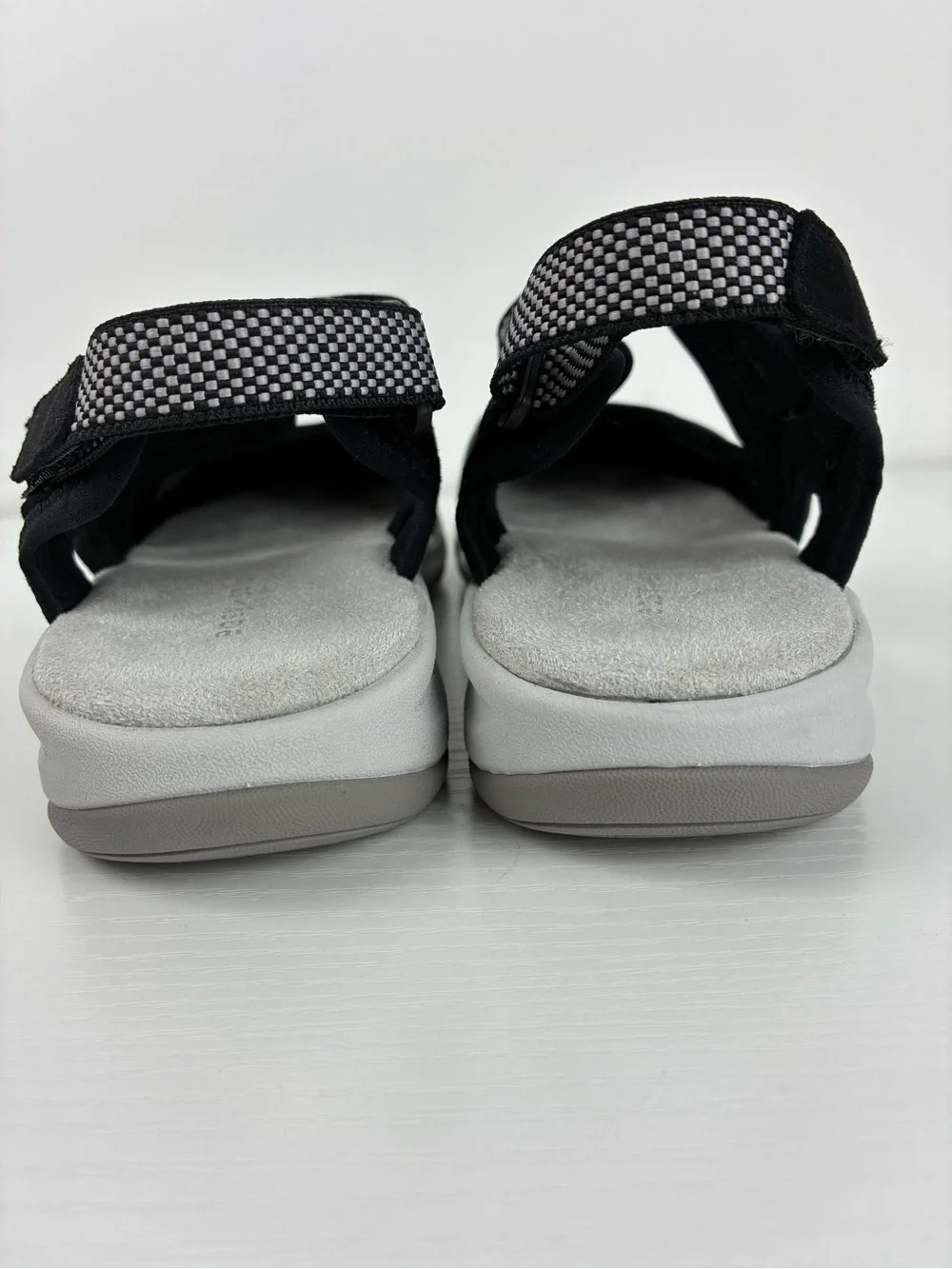 Easy Spirit Esplash Black Water Resistant Sport Sandals Womens 8M Comfort